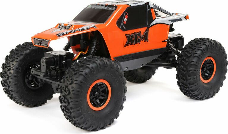 Axial 1/24 AX24 XC-1 4WS Crawler Brushed RTR Oranssi