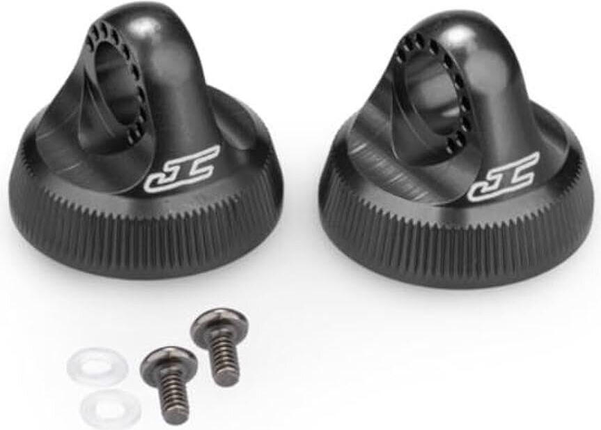 JConcepts Fin, 13mm Shock Cap 2701 Musta