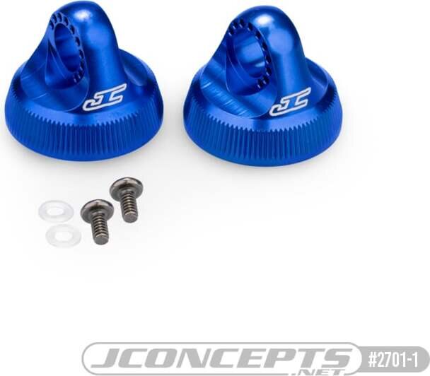 JConcepts Fin, 13mm Shock Cap 2701 Sininen