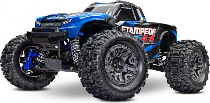 Traxxas Stampede 4x4 1/10 RTR TQ BL-2s Sininen