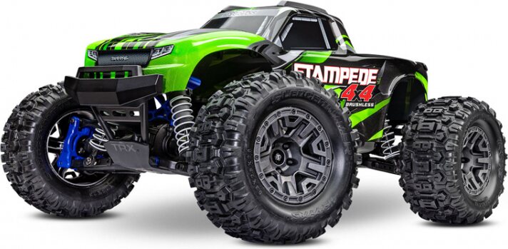 Traxxas Stampede 4x4 1/10 RTR TQ BL-2s Vihreä