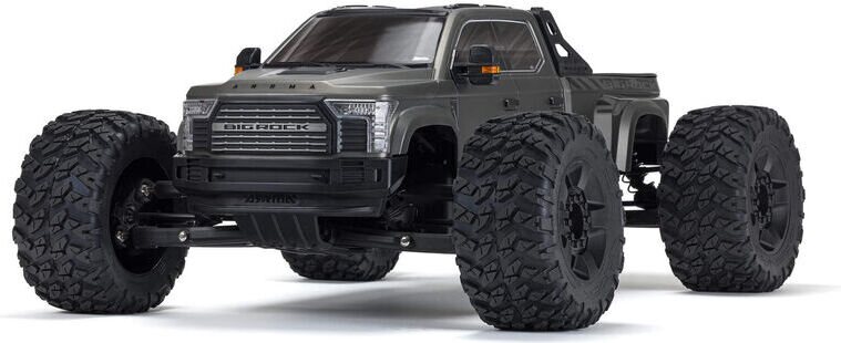 ARRMA RC BIG ROCK 6S 4X4 BLX 1/7 Monster Truck Gunmetal