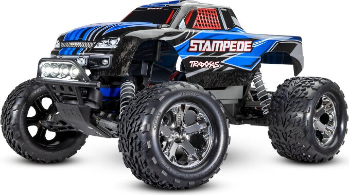 Traxxas Stampede 2WD 1/10 RTR TQ USB - With Battery/Charger Sininen