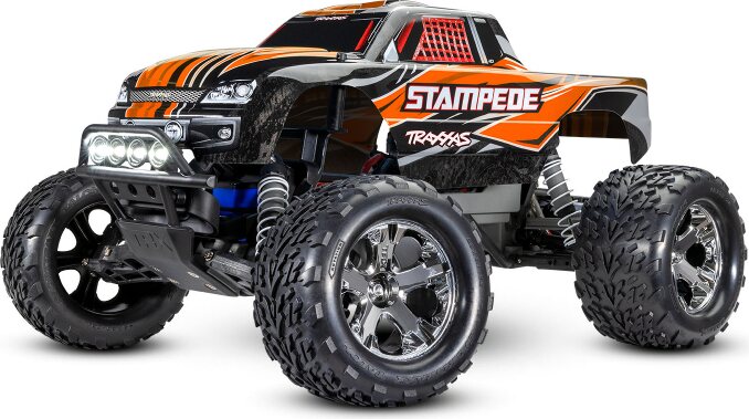 Traxxas Stampede 2WD 1/10 RTR TQ USB - With Battery/Charger Oranssi