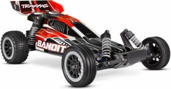 Traxxas Bandit 2WD 1/10 RTR TQ Green with USB-C charger/ 7 cell NiMH 3000mAH Punainen