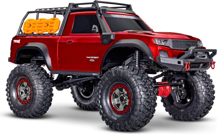 Traxxas TRX-4 Sport Scale Crawler High Trail Truck 1/10 RTR Punane