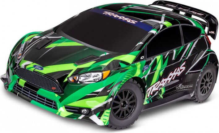 Traxxas Ford Fiesta Rally 1/10 VXL 4WD RTR TQ Green