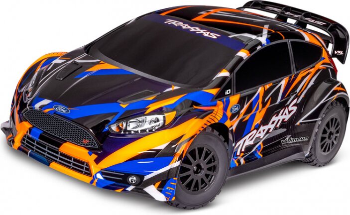 Traxxas Ford Fiesta Rally 1/10 VXL 4WD RTR TQ Orange