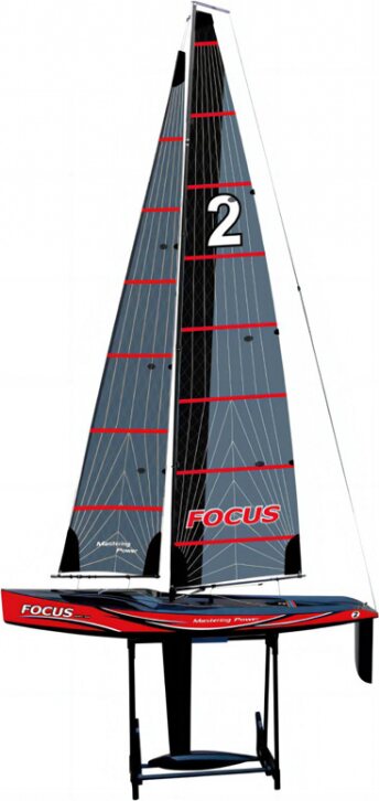Joysway Focus V3 Sailboat 1-meter RTR Röd