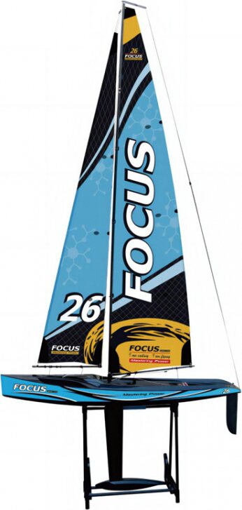 Joysway Focus V3 Sailboat 1-meter RTR Blå