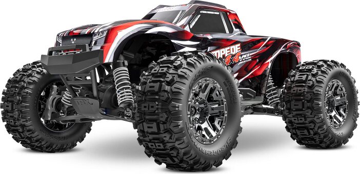Traxxas Stampede 4x4 VXL HD 1/10 RTR TQi TSM Red