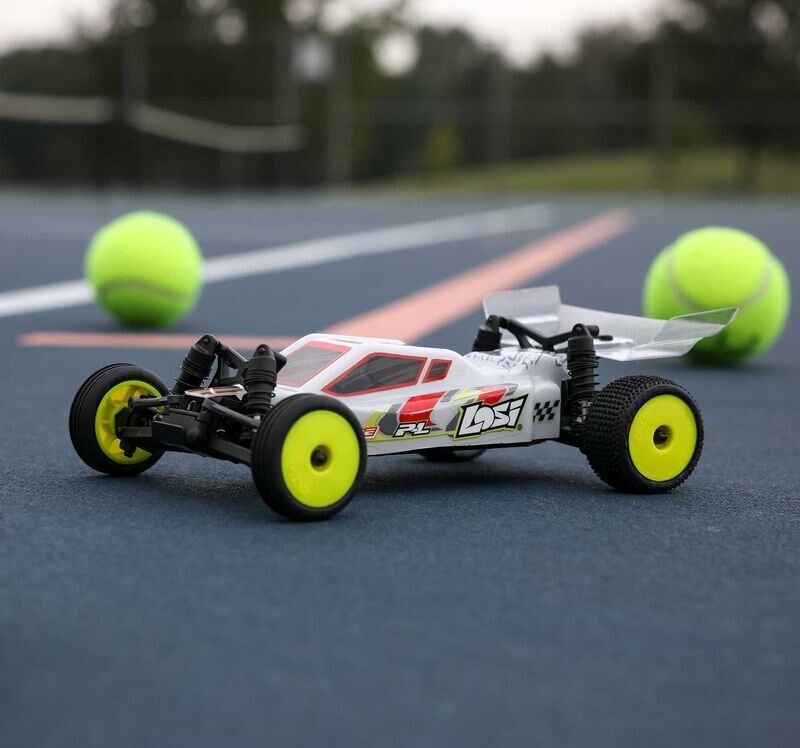 Losi 1/24 Micro-B 2WD Buggy RTR White