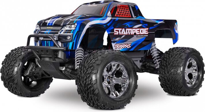 Traxxas Stampede 2WD 1/10 RTR TQ BL-2s HD Blue