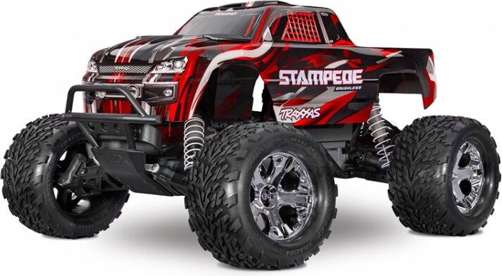 Traxxas Stampede 2WD 1/10 RTR TQ BL-2s HD Red
