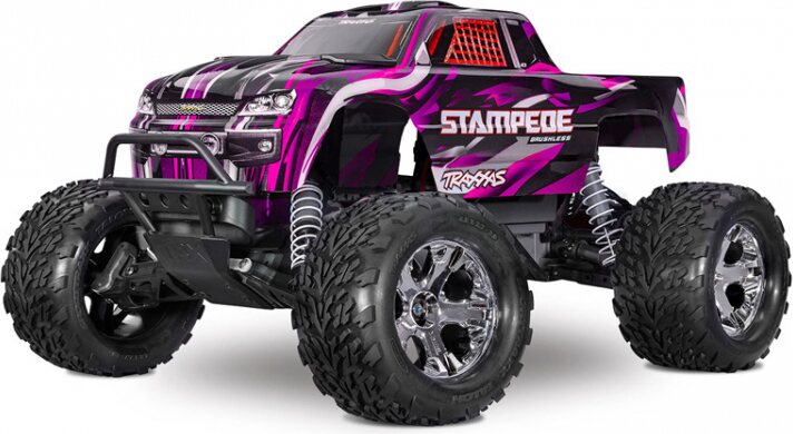 Traxxas Stampede 2WD 1/10 RTR TQ BL-2s HD Pink
