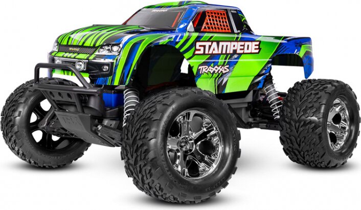 Traxxas Stampede 2WD 1/10 RTR TQ EHD USB-C - With Battery/Charger Vihreä