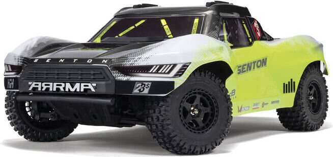 ARRMA RC SENTON 4X4 223S BLX Brushless 1/10th 4wd SC Keltainen