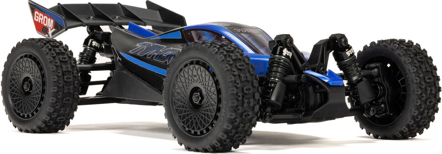 ARRMA RC 1/14 TYPHON GROM 223S DSC 4X4 RTR BRUSHLESS BUGGY (akku ja laturi mukana) Sininen