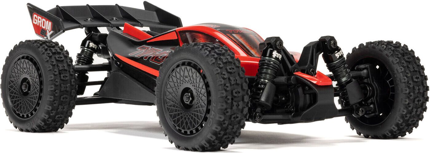 ARRMA RC 1/14 TYPHON GROM 223S DSC 4X4 RTR BRUSHLESS BUGGY (akku ja laturi mukana) Punainen