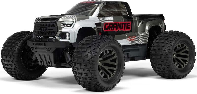 ARRMA RC GRANITE 223S 4X4 RTR 1/10 Brushless Monster Truck Harmaa