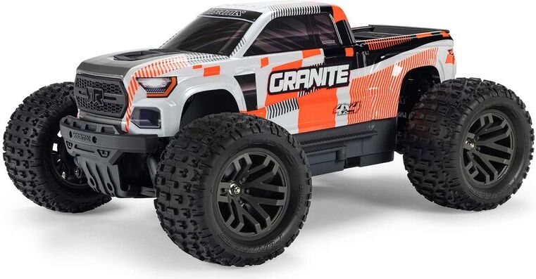 ARRMA RC 1/10 GRANITE MEGA 665 4X4 RTR Brushed Monster Truck Orange