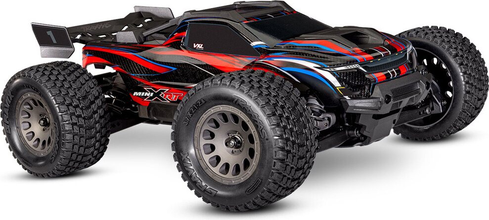 Traxxas Traxxas Mini XRT VXL-3s 2s LiPo – Brushless Mini Monster Truck Punane