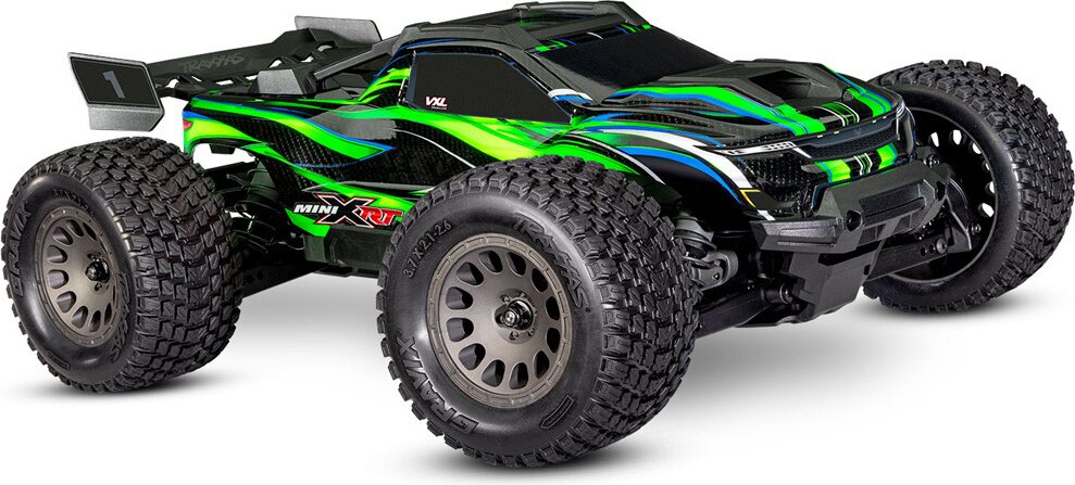 Traxxas Traxxas Mini XRT VXL-3s 2s LiPo – Brushless Mini Monster Truck Roheline