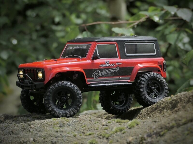 Absima 1:18 Crawler "CR18P V3" Rushmore BL RTR Punainen