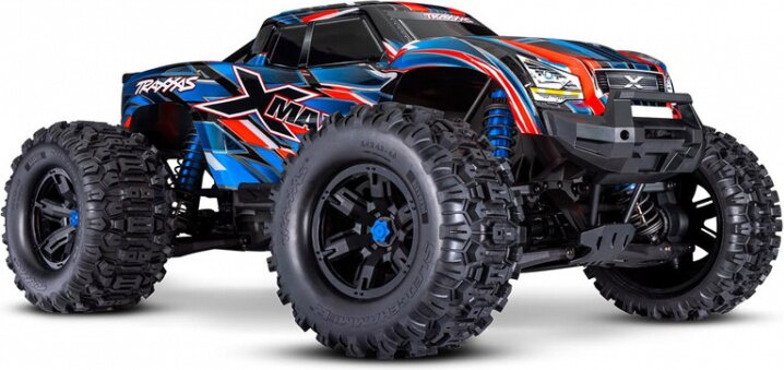 Traxxas X-Maxx 8S Belted 4WD Brushless TQi TSM Sininen