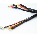 Ultimate Racing UR46504 2 x 2S CHARGE CABLE LEAD w/4mm & 5mm BULLET CONNECTOR (60cm)