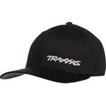 Traxxas 1187-BLW-SM Flex Hat Curved Bill Black/White Traxxas S-M