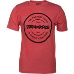 Traxxas 1359-L T-Shirt Red Circle Traxxas-logo L (Premium Fit)