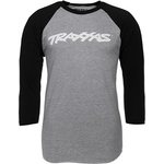 Traxxas 1369-M Shirt Raglan Traxxas-logorey/Black M (Premium Fit)