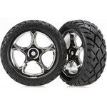 Traxxas 2479R Tires & Wheels Anaconda/Tracer Chrome 2.2" 2WD Front (2)