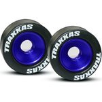 Traxxas 5186A Wheelie Wheels Aluminium Blue (2)
