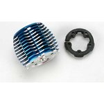 Traxxas 5237 Cooling Head Blue (with Protector) TRX 2.5