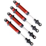 Traxxas 8160R ShocksTS Red (4) (Use with Lift Kit #8140R)
