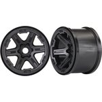 Traxxas 8671 Wheels Carbide 3.8" Black (2)