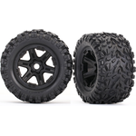 Traxxas 8672 Tires & Wheels Talon EXT/Carbide Black 3.8" (2)