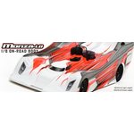 Bittydesign BittyDesign Monza-L8 Clear body, 1/8 On-road, Pre-cut for Capricorn LAB-C801 & BMT 984, Light weight