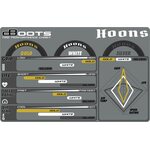 ARRMA RC ARA550071 DBoots Hoons 42/100 2.9 Gold Belted 5-Spoke