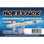 Hobbynox FLOW-BF Airbrush Bottom Feed 0.5mm 1.8m Hose