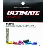 Ultimate Racing ULTIMATE HEX & BALL HEX ID COLLAR SET (6PCS) UR8999