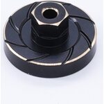 ValueRC Axial SCX24 5mm Brass Wheel Counterweight 4pcs set 9.4g Black Gold Color(DTSCX24-43)