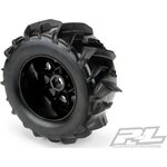 Pro-Line Tires & Wheels 3.8" Dumont Paddle / Raid Truck Wheel 17mm (2) 10192-10