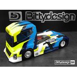 Bittydesign IRON 1/10th 190mm Clear Truck Body