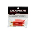 Ultimate Racing 4.0mm BULLET CONNECTOR MALE/FEMALE (2pcs)
