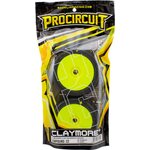 ProCircuit CLAYMORE V2 BUGGY C2 (SOFT) PRE-MOUNTED YELLOW (2PCS.) PCY2002-C2