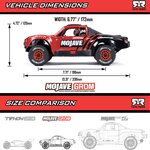 ARRMA RC MOJAVE GROM MEGA 380 HARJALLINEN 4X4 DESERT TRUCK RTR AKULLA & LATURILLA