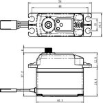 Savöx SV-1270TG Plus Servo 45kg 0.10s HV Alu Coreless Titanium Gear